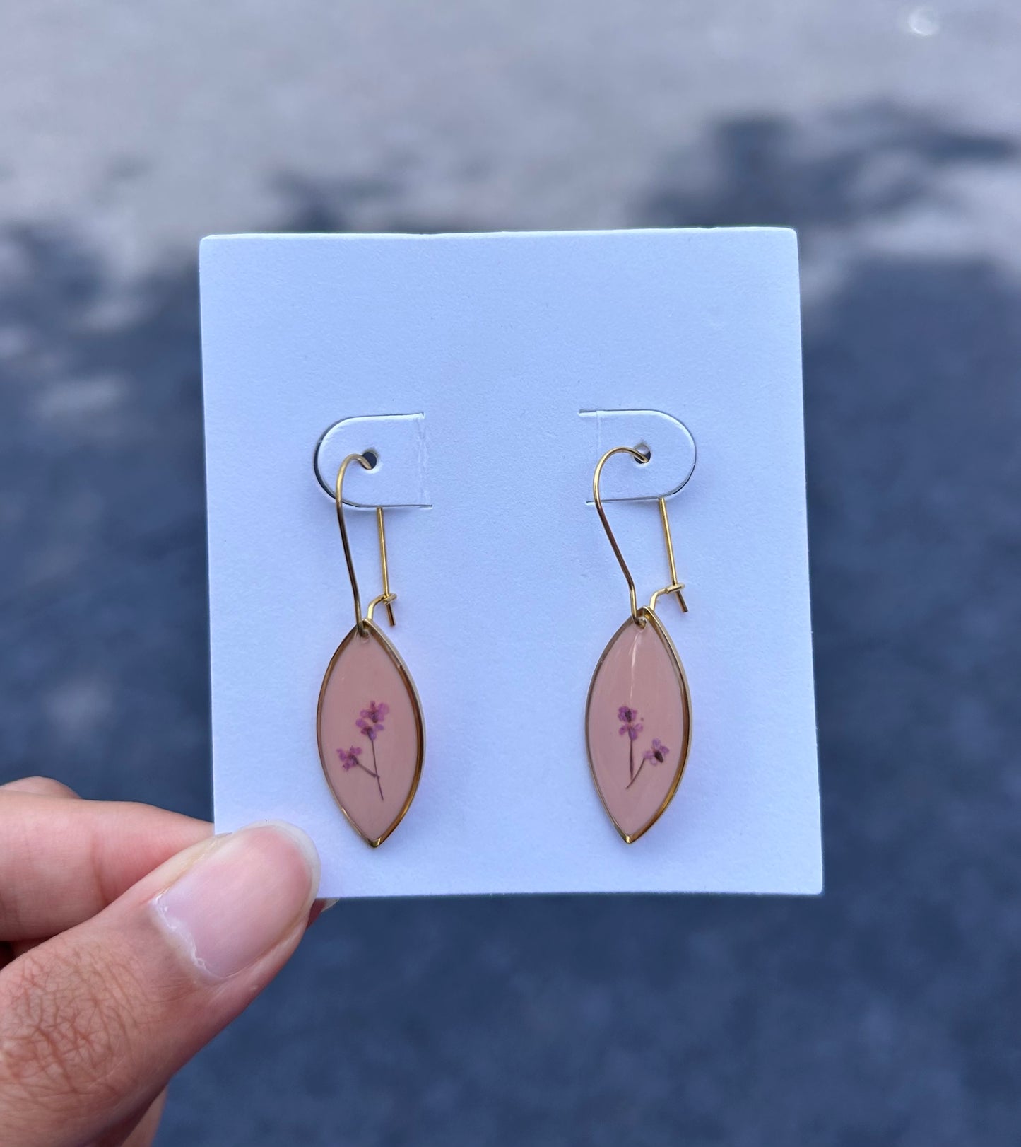 Plum Earrings